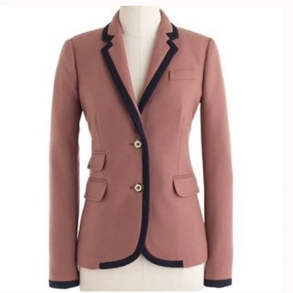 J.Crew Schoolboy Tipped wool Blazer, size 4